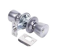 tesa Poignée AZBE série 3500U0CM – chromé mat, cylindre ext., bouton int., axe 70 mm