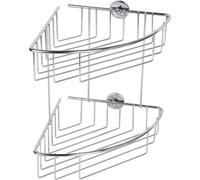 tesa 40215-00000-00 baath Plus Panier de douche d'angle colle chrome (brillant)