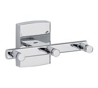 tesa 40262-00000-00 klaam Barre à crochets colle chrome (brillant)