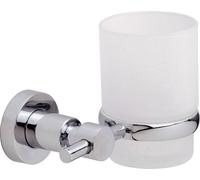 tesa 40284-00000-00 LOXX Gobelet porte-brosse à dents colle chrome (brillant), blanc (satiné)