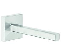 Tesa 40408 Deluxxe distributeur de savon, adhésif, métal chromé finition brillante, design moderne, garanti inoxydable, 192mm x 73mm x 115mm Accessoire de salle de bain, angulaire
