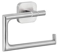 Tesa 40437 porte-serviettes 2 barres fixes, adhésif, chromé, design élégant, garanti inoxydable, 50mm x 630mm x 113mm Accessoire de salle de bain