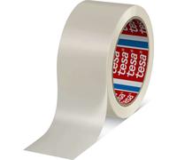 Lot de 6 - tesa® Ruban adhésif d'emballage tesapack PVC silencieux - 32 microns - 50 mm x 66 m - Blanc