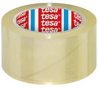 tesa Ruban adhésif d'emballage 4195 PP Transparent 50 mm x 66 m
