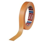Tesa 4342 Ruban de masquage de précision de haute qualité, peintures parfaites, application facile, retrait propre, peintures et projets créatifs, intérieur et extérieur - Orange (19 mm x 50 m)