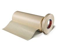 Tesa 4432 Lot de 8 rubans à sablage, papier lisse, support en caoutchouc naturel, 330 µm, 50 m x 100 mm, transparent