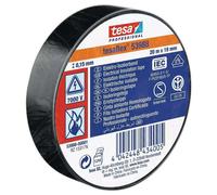 tesa 53988 Bande isolante professionnelle 7000V, 20 m x 19 mm, noir