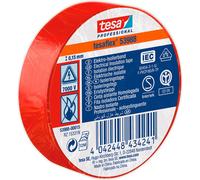 Tesa 53988 Professionnel PVC Électrique Isolation Bande 19mm X 25m - Rouge