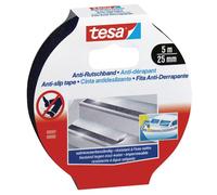 TESA 55587 SW - Antidérapant TESA, 5 m x 25 mm, noir