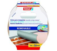 Tesa 55729-00021-00 Ruban adhésif double face amovible, 5 m x 50 mm