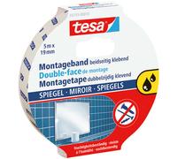 Tesa 55733 Double Côté Support Bande - Extra Fort Pour Miroirs 19mm X 5m
