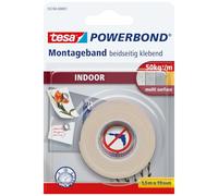 tesa Ruban adhésif de montage 55740-00001-00 pour l'intérieur 1,5 x 19 mm (Import Allemagne)