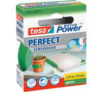 Tesa 56341 Extra Puissance Tissu Bande - Vert - 19mm X 2.75m