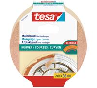 tesa® 56534-00001-00 Papier-Klebeband Maler-Krepp für Rundungen - 25 m x 38 mm, beige