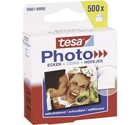 Tesa - 56621-00000-00 - Photo autocollants - Spécial Coins - 500 pièces - Transparent