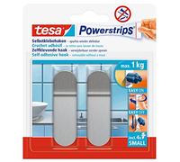 Tesa 570450000000 Mini crochets, Métal, Set de 2 Pièces Small