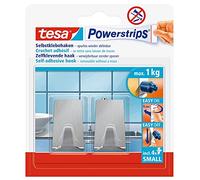 tesa Mini crochets 570660000000 Métal – Set de 2 pièces Small