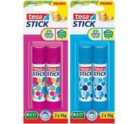 tesa 57084-00100-04 Bâton de colle papier carton sans solvant 2x 10g