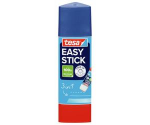Tesa 572720020001 Tesa Ecologo Easy Stick Bâton de colle universel | Colle à papier de précision de forme triangulaire - sans solvant, inodore - pour les bords, les lignes et les points