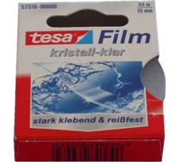 tesa® 57316-00000-02 Film adhésif cristal clair - 15 mm x 33 m