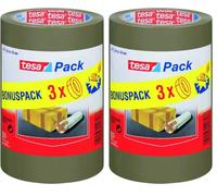 Tesa 57529-0000-01 Lot de 6 rouleaux Adhésifs Polypropylènes 66 m x 50 mm Marron