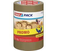 Tesa 57529-0000-01 Lot de 3 rouleaux Adhésifs Polypropylènes 66 m x 50 mm Marron