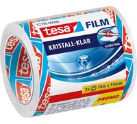 Tesa® 57790-00000 Film adhésif tesafilm® cristal-clair Taille du ruban (L x l) : 10 m x 15 mm 3 rouleaux(P)