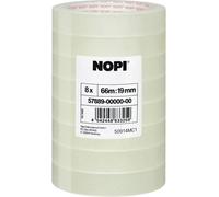 tesa 57889-00000-00 Film adhésif transparent (L x l) 66 m x 19 mm 8 pc(s)