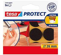 tesa 57894 - Patins Anti Rayures en feutre - rond Diamètre 26mm - Brun