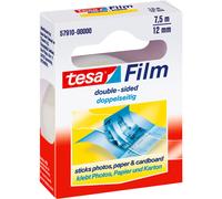 Tesa 57910 Film Double Côté Ruban Adhésif Transparent 12mm X 7.5m