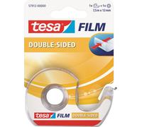 tesa® 57912-00000-02 Film adhésif double face - 12 mm x 7,5 m, rouleau jetable inclus