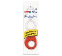 Tesa 57940/01 Tape Dispenser, Mini Tape Dispenser and 2 Rolls red 2 rolls + mini