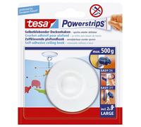 tesa® 58029-00029-00 Crochets de plafond Powerstrips® - amovibles, force 500 g, ronds, blancs