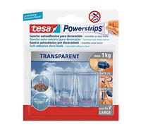 TESA 58813-00002-00 - Powerstrips PS transparent Deco Hook L