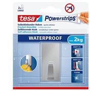tesa Crochet 597790000000 Acier - Set de 2 pièces Large