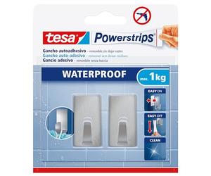 Tesa 597800000000 Mini crochet, Acier, Set de 2 Pièces Small