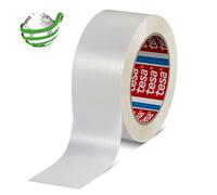 Tesa 60416 150mmx1250m blanc, est un ruban d'emballage universel avec un support en PET composé à 90% de déchets post-consommation x2 morceau