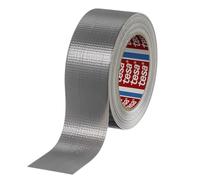 Tesa 60462 Duct Tape - Ruban adhésif toilé extra fort pour réparations, fixation, emballage, scellement, urgences, tous usages - Pour intérieur et extérieur - 50 mm x 50 m (Gris)