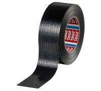 Tesa 60462 Duct Tape - Ruban adhésif toilé extra fort pour réparations, fixation, emballage, scellement, urgences, tous usages - Pour intérieur et extérieur - 50 mm x 50 m (Noir)