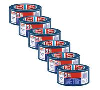 tesa 60760 Ruban de Marquage - 6 Rouleaux - 33 m x 50 mm - Bleu