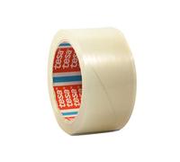Tesa 64014 Lot de 6 rouleaux de ruban adhésif Marron 66 m x 50 mm 18 Rollen Transparent