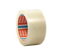 Tesa 64014 Lot de 6 rouleaux de ruban adhésif Marron 66 m x 50 mm 36 Rollen Transparent