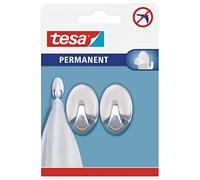 Tesa 666040000000 Permanent Crochet ovale S Chrome