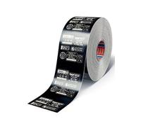 tesa 6930 Film laser 120mmx200m noir/blanc (brillant) enroulement intérieur x1 morceau