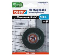 tesa Ruban double-face Powerbond 77748 – pour brique 1,5 m x 19 mm
