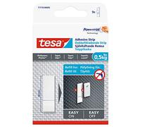 tesa 77770-00002-00 Bandes adhésives amovibles pour accrocher des tableaux sur papier peint Blanc