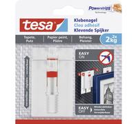 tesa 77777 Clou adhésif ajustable tesa® blanc Contenu: 2 pc(s)