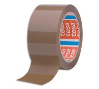 TESA Adhésif d'emballage en Polypropylène 42 microns - H50 mm x L66 mètres Havane