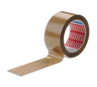 TESA Adhésif d'emballage en PVC colle caoutchouc 52 microns - H50 mm x L66 mètres Havane
