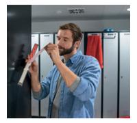 Ruban de montage tesa® Powerbond tesa 55792-00001-02 blanc (L x l) 5 m x 19 mm caoutchouc 1 pc(s)